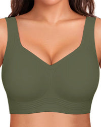 Seamless Wireless Support Bra for Women – Full Coverage Comfort