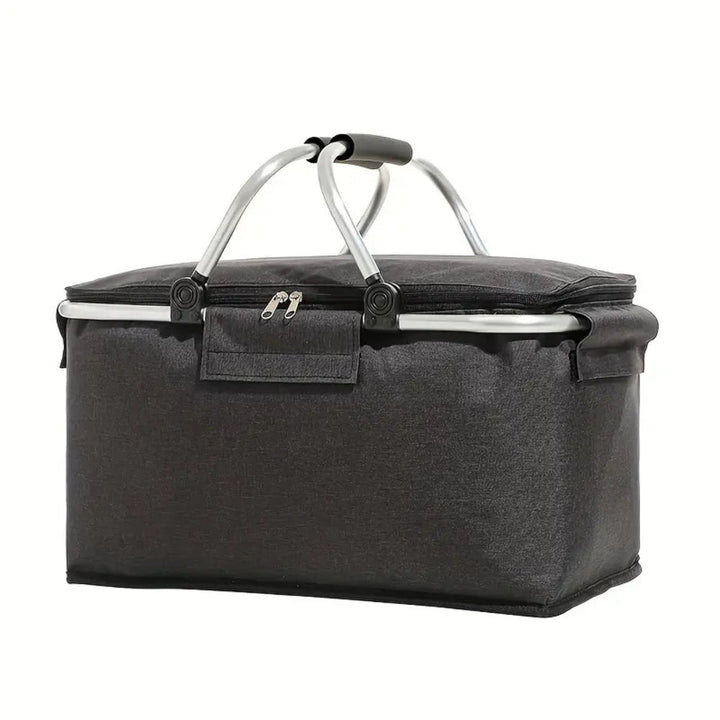 18L Collapsible Outdoor Cooler Basket - Portable Food Storage for Picnics & Camping