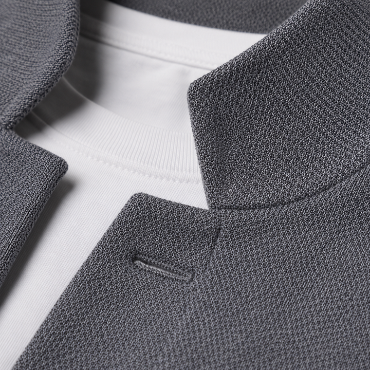 Leonard | Mens Textured Knit Zip-Cardigan — Relaxed Casual in 3 Colors M–3XL | Westmere