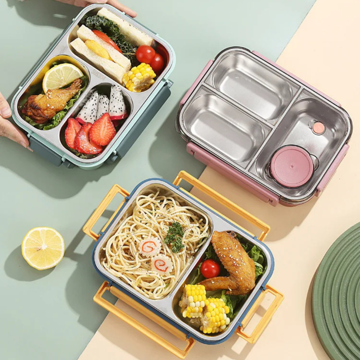 Premium Stainless Steel Insulated Lunch Container with Leak-Proof Seal