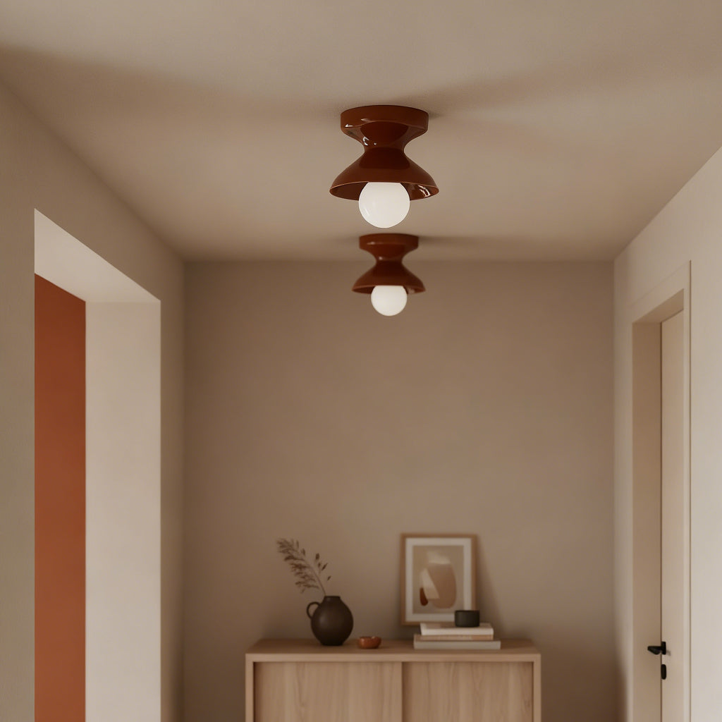 Jenna Modern Colorful Ceramic Ceiling Lamp