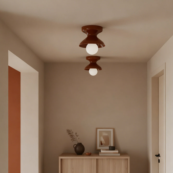 Jenna Modern Colorful Ceramic Ceiling Lamp