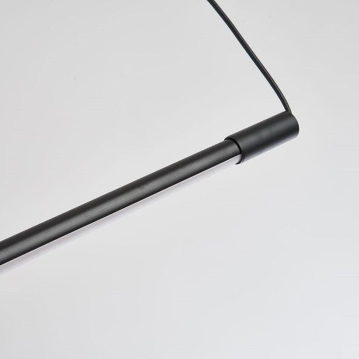 Zynar Minimalistic Linear Pendant Light, Black