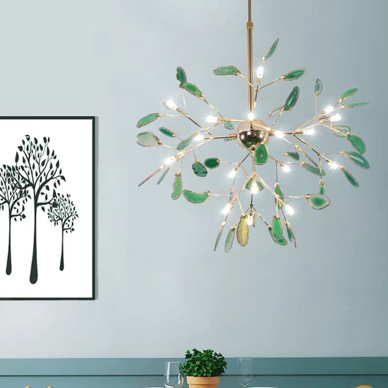 Aria Agate Creative Colorful Chandelier Bedroom/Living Room