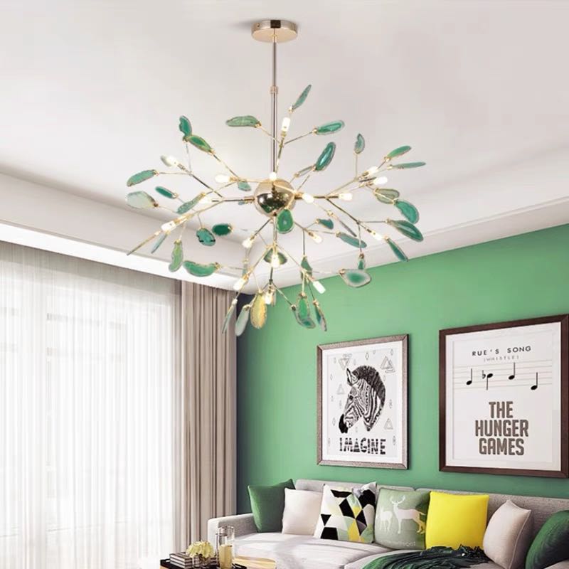 Aria Agate Creative Colorful Chandelier Bedroom/Living Room