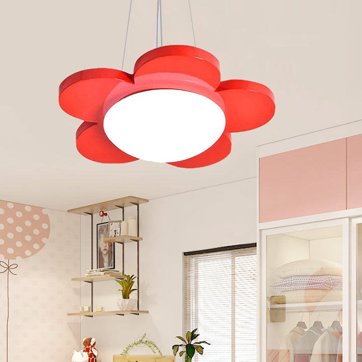 Flower Petal Kids LED Ceiling Light - 15" or 23" Diameter in Multiple Colors