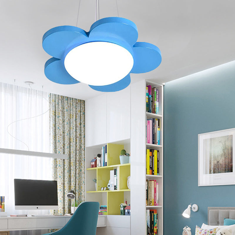 Flower Petal Kids LED Ceiling Light - 15" or 23" Diameter in Multiple Colors