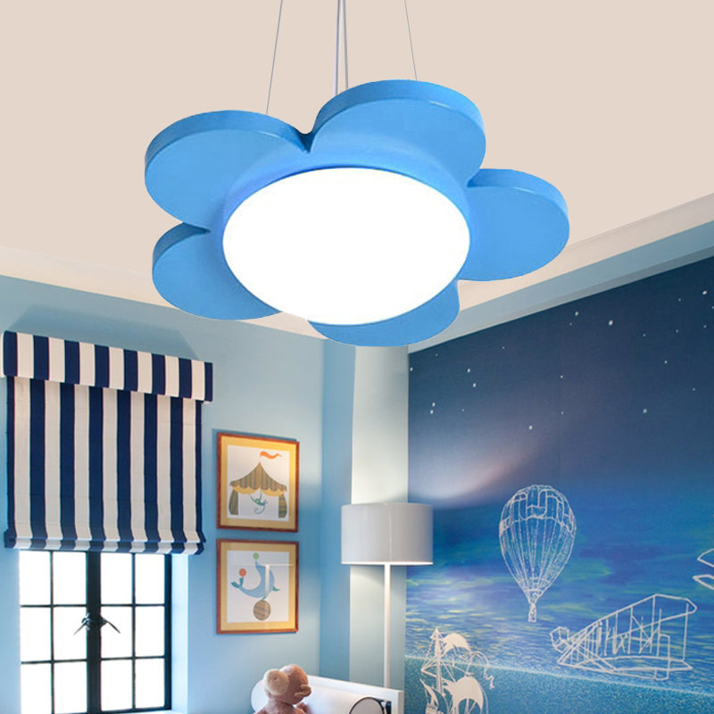 Flower Petal Kids LED Ceiling Light - 15" or 23" Diameter in Multiple Colors