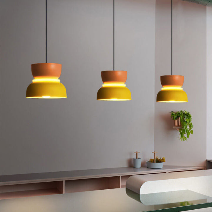 Nordmere Dome Pendant Light | Dual-Tone Nordic Ceiling Lamp