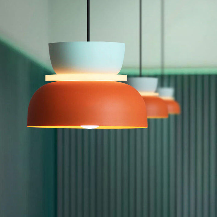Nordmere Dome Pendant Light | Dual-Tone Nordic Ceiling Lamp