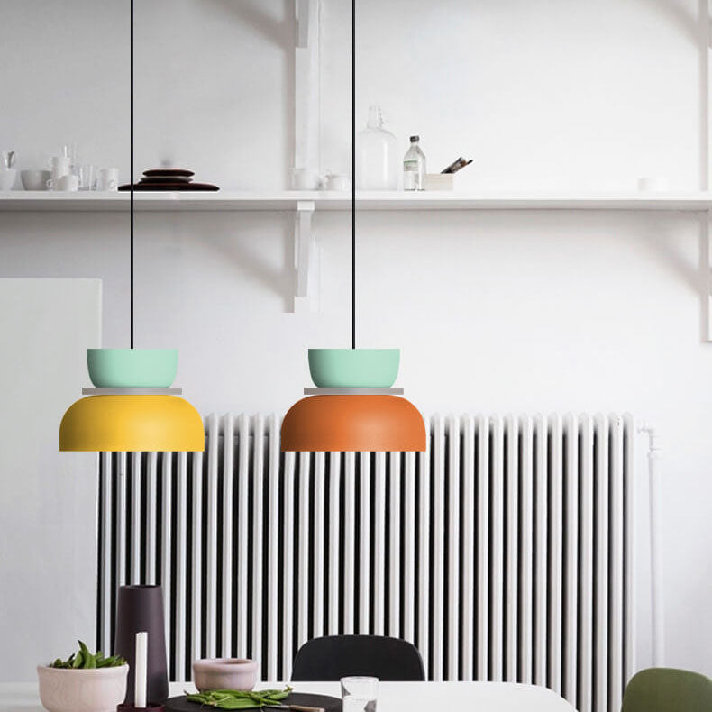 Nordmere Dome Pendant Light | Dual-Tone Nordic Ceiling Lamp