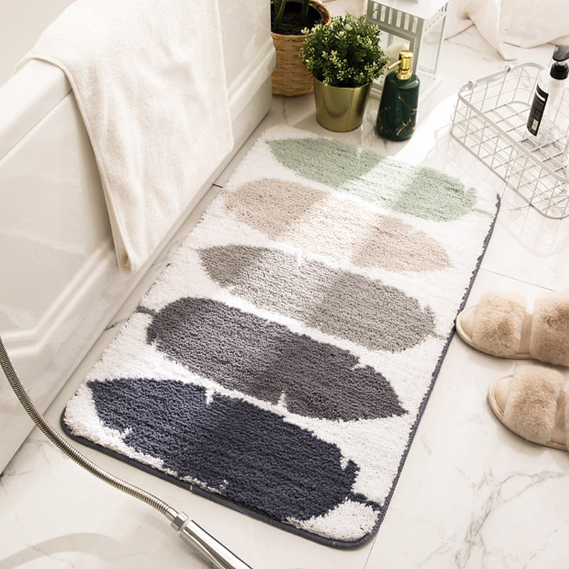 Gradient Plush Bathroom Floor Mat – Ultra-Soft & Non-Slip