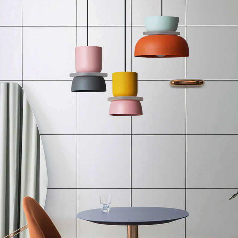 Nordmere Dome Pendant Light | Dual-Tone Nordic Ceiling Lamp