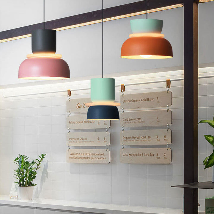 Nordmere Dome Pendant Light | Dual-Tone Nordic Ceiling Lamp