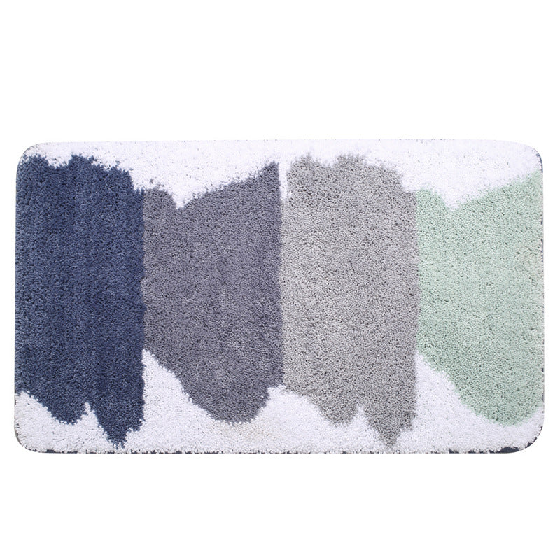 Gradient Plush Bathroom Floor Mat – Ultra-Soft & Non-Slip
