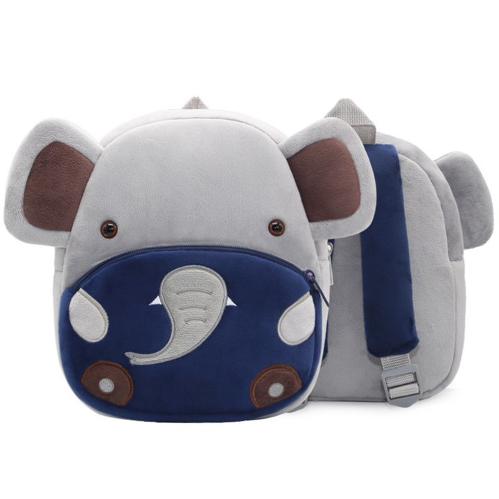 Plush Animal Character Backpack for Kids – Cute Cartoon Design