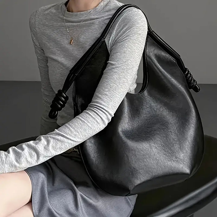 Nori – Large Vegan Leather Hobo Tote Bag for Women