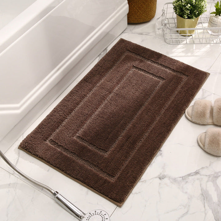 Premium Microfiber Bath Mat with Non-Slip Base