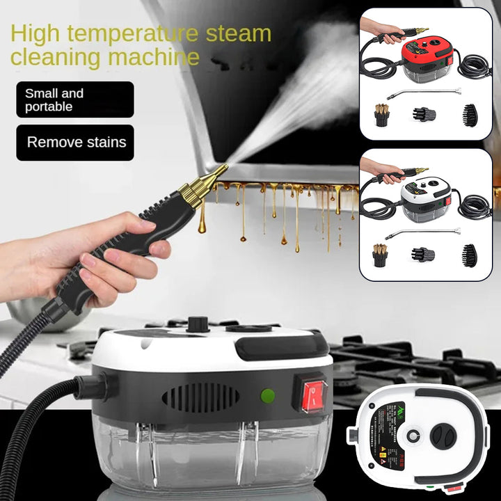 Pro Steam Master 2500W High-Pressure Cleaner with 6 Heat Settings