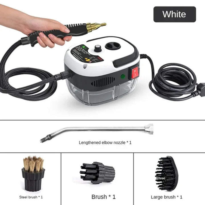 Pro Steam Master 2500W High-Pressure Cleaner with 6 Heat Settings