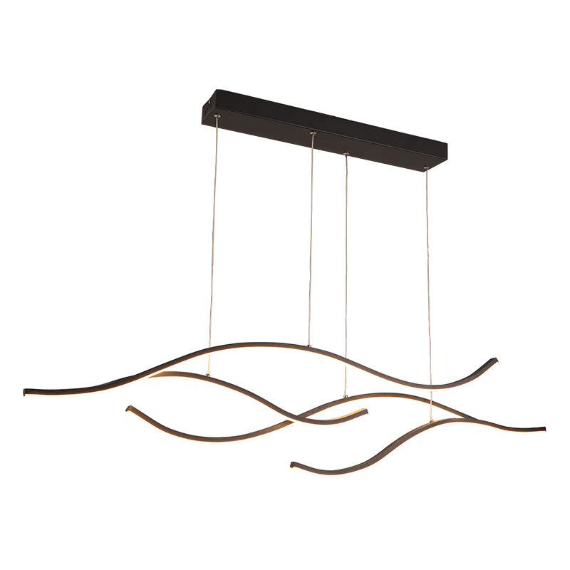 Modern Minimalist LED Island Pendant Light with Dimmable Control
