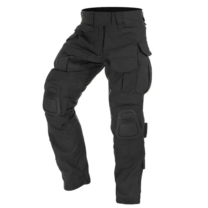 Men's Tactical Cargo Trousers with Integrated Knee Pads – Camouflage
