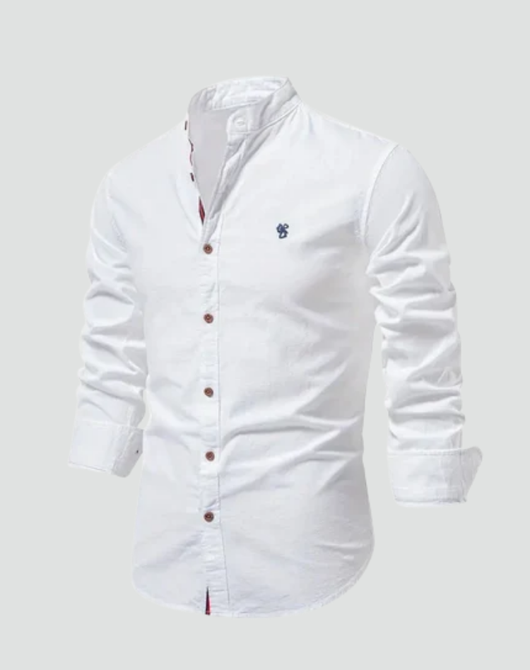 Men's Linen Short Sleeve Shirt Slim Fit