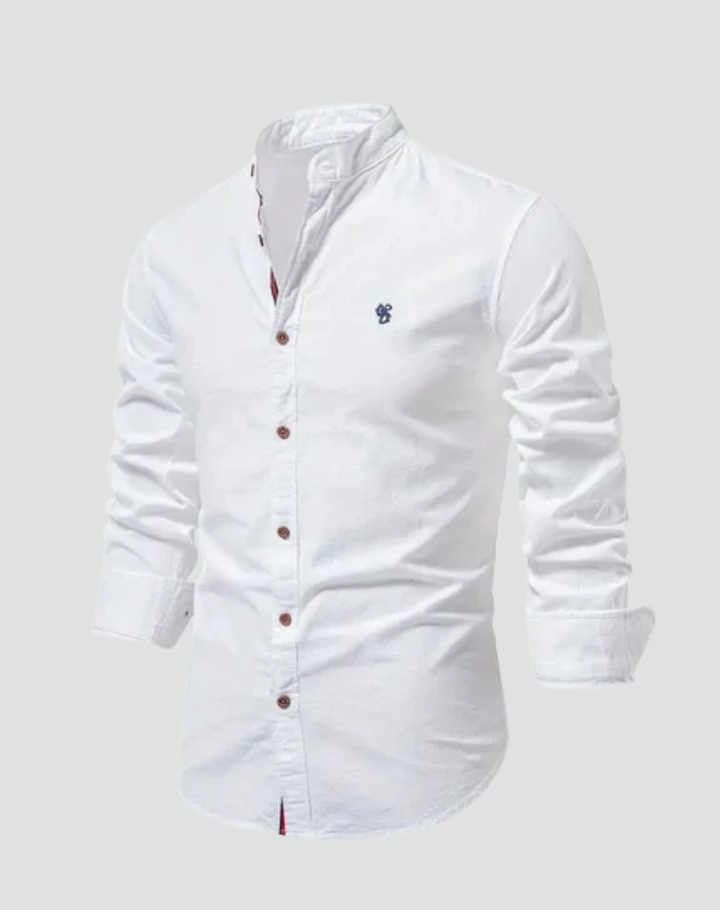 Men's Linen Short Sleeve Shirt Slim Fit