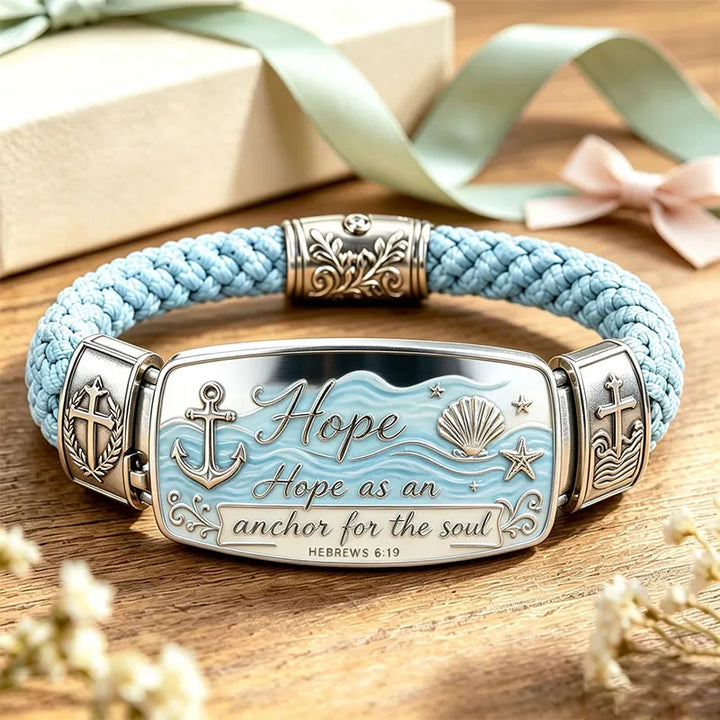 Scripture Strength Floral Cross Bracelet with Isaiah 41:10 Engraving