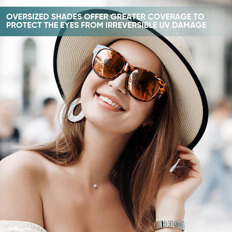 Oversized Polarized Fit-Over Sunglasses with UV400 Protection