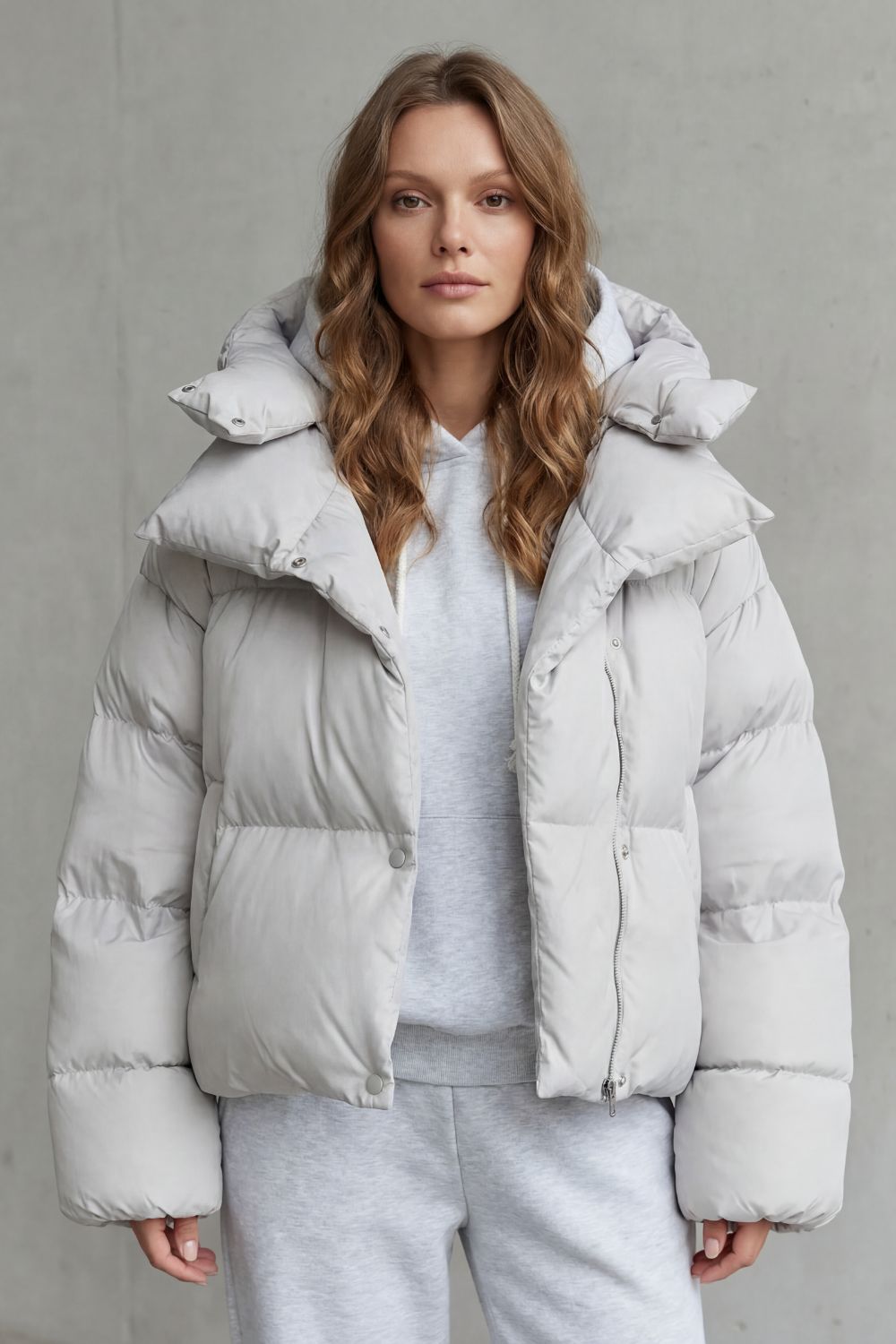 Cloud Soft Cropped Puffer Jacket for Women
