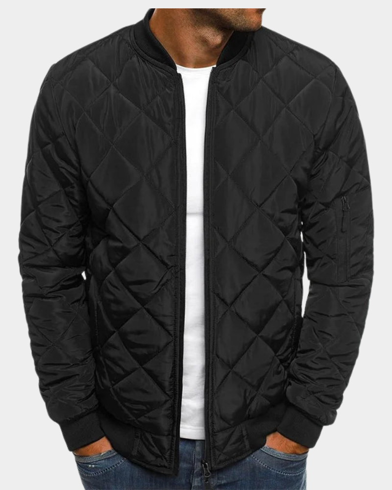 Andrei | Mens Quilted Bomber Jacket — Quilted Bomber Classic in 6 Colors S–3XL | Westmere