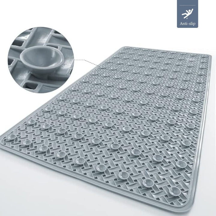 SafeStep Bathroom Floor Mat with Suction Cups – Non-Slip Bath Mat for Safety