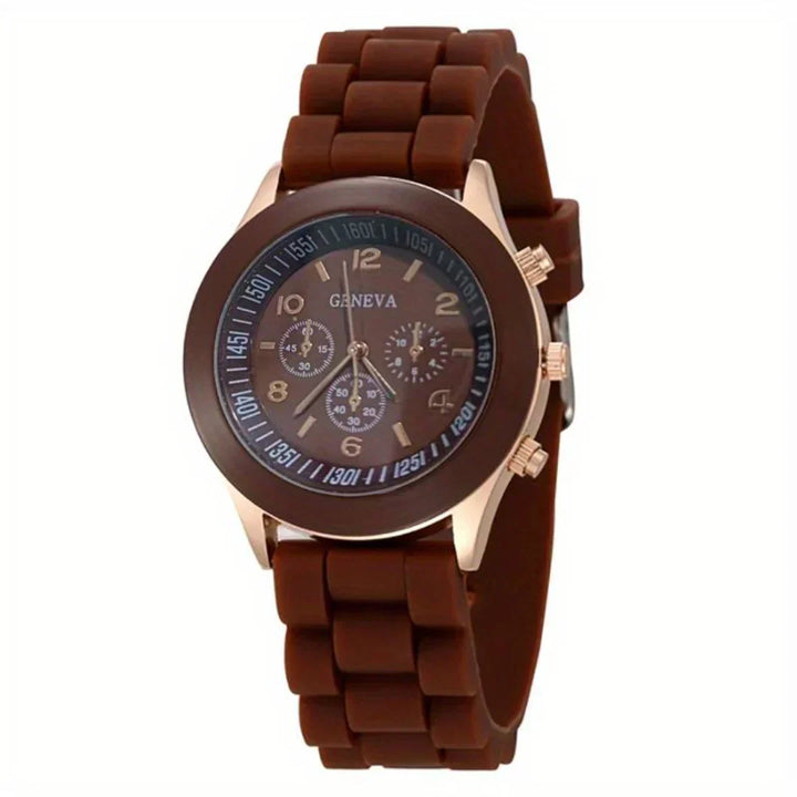 Everyday Silicone Quartz Watch - Lightweight Casual Timepiece