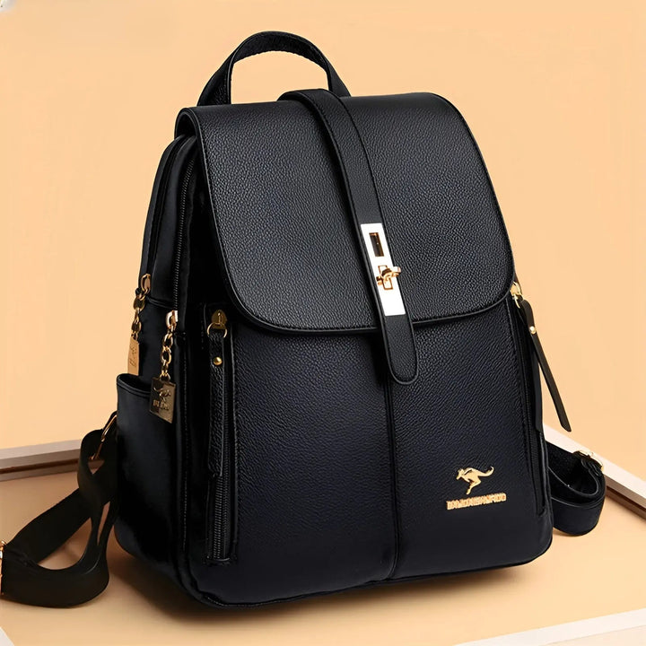 Kova – Leather Backpack for Women, Travel Backpack with Lock Clasp