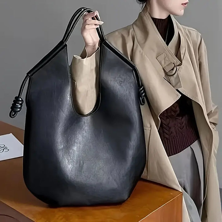 Nori – Large Vegan Leather Hobo Tote Bag for Women