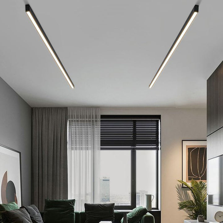 Solin Linear Black Ceiling Lamp/Wall Lamp