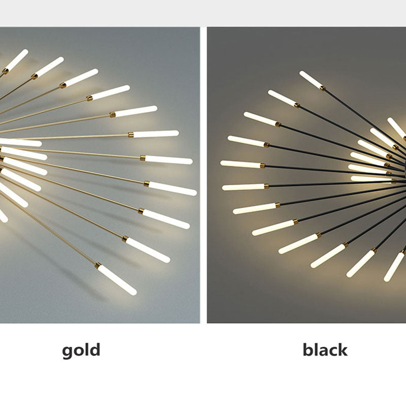 Wesley Modern Home Decoration Firework LED Ceiling Lamp