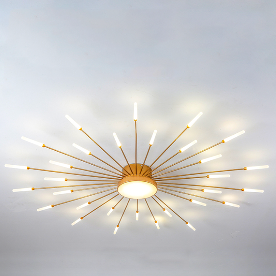 Wesley Modern Home Decoration Firework LED Ceiling Lamp
