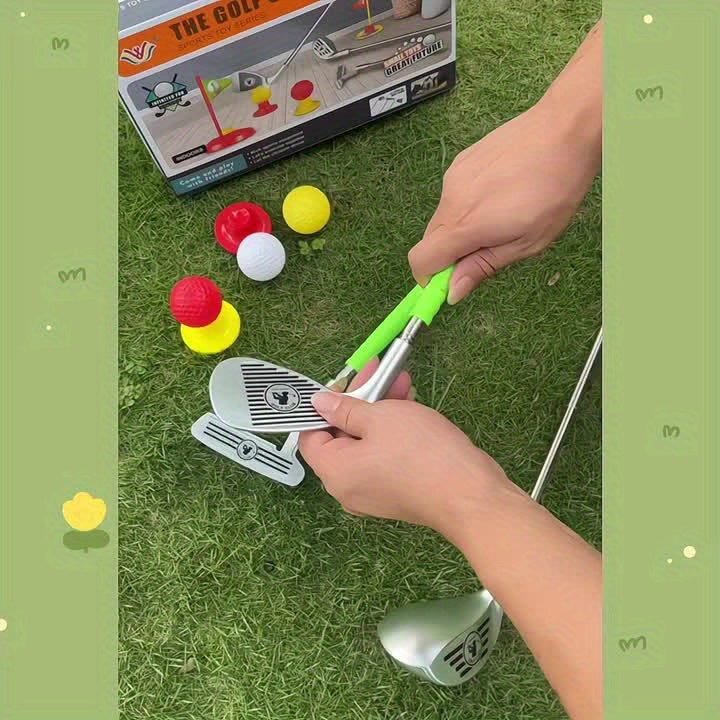 Golf Set for Kids - Adjustable Clubs and Goals for Endless Playful Fun