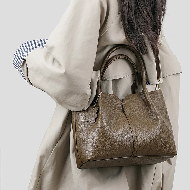 Ravenna – Vegan Leather Shoulder Bag, Work Bag
