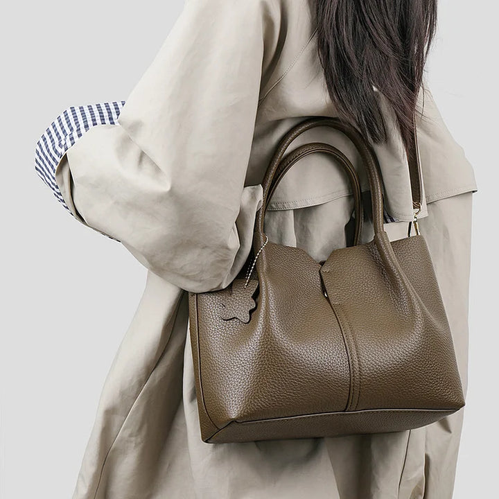 Ravenna – Vegan Leather Shoulder Bag, Work Bag