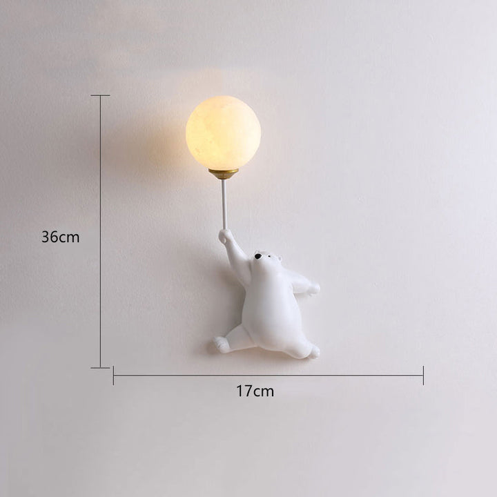 Bear Balloon Wall Lamp