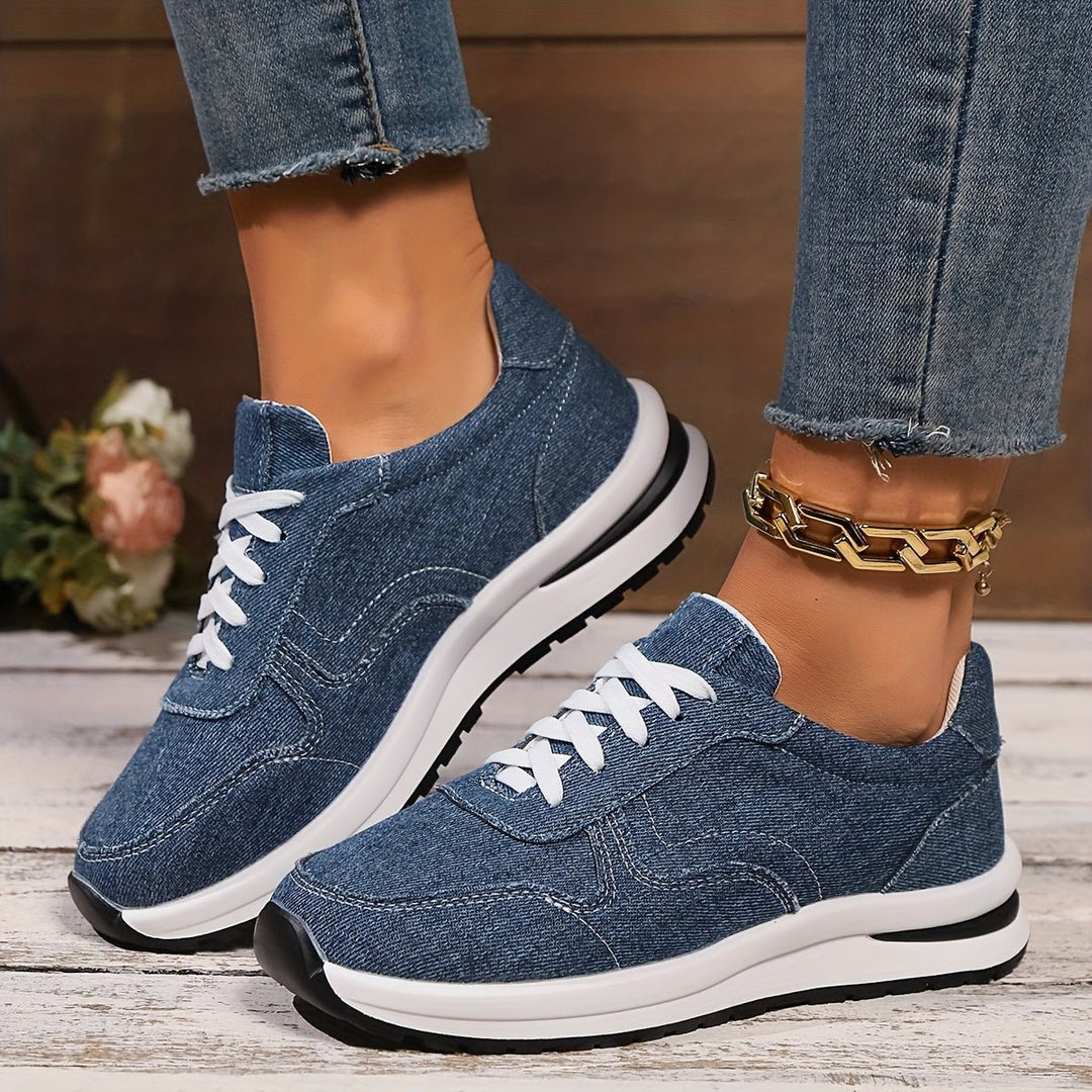 Classic Lace-Up Low-Top Sneaker for Women