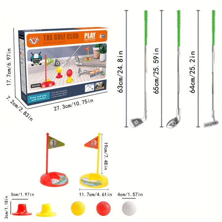 Golf Set for Kids - Adjustable Clubs and Goals for Endless Playful Fun