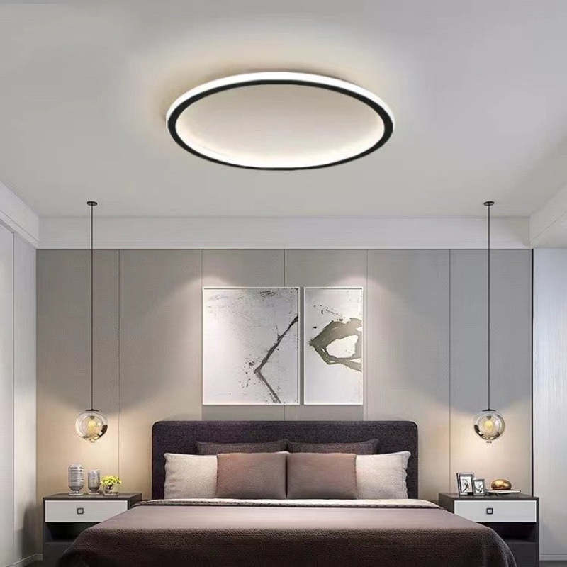 Quasso Flush Mount Ceiling Lamp Modern LED Round
