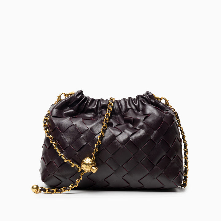 Tessa – Woven Shoulder Bag with Adjustable Crossbody Strap