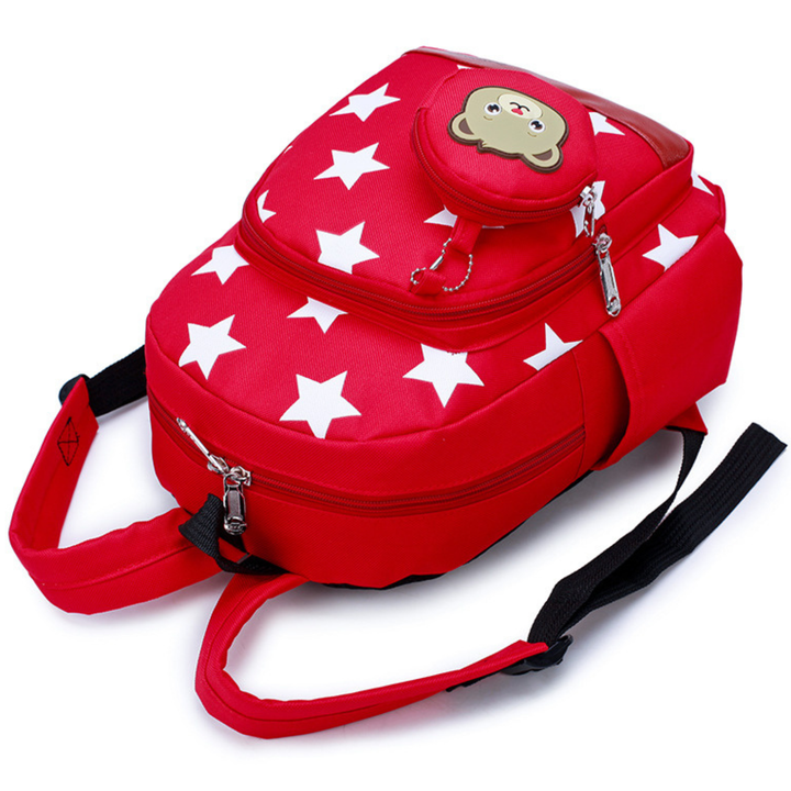 Plush Animal Character Kids Backpack - Cute Bear Design for Preschool