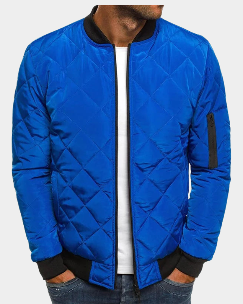 Andrei | Mens Quilted Bomber Jacket — Quilted Bomber Classic in 6 Colors S–3XL | Westmere