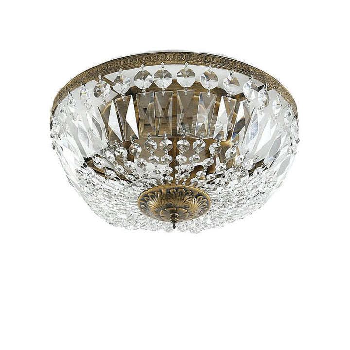 Vintage Round Crystal 4/6 Light Ceiling Lamp